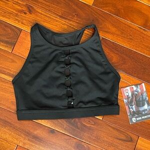 Born Primitive NWT Size XS Black Knotted Up Sports Bra